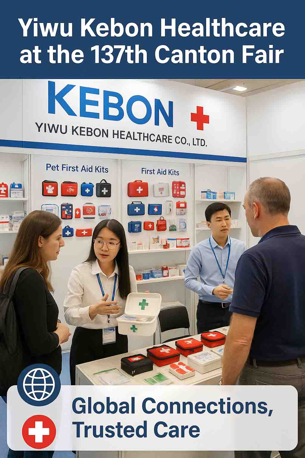 Yiwu Kebon Healthcare 137 वें कैंटन मेले में चमकता है, शरद ऋतु सत्र में आंखों का वैश्विक विस्तार